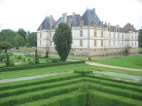 Frankreich, Burgund, Schloss Cormatin, Insel, Fluss, Alt, Schlossgarten