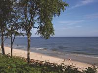 Polen, Woiwodschaft Pommern, Leba, Strand, Ostsee