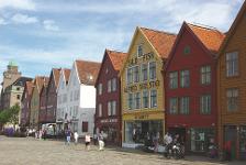 Norwegen, Bergen, Hordaland, Bryggen