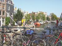 Niederlande, Holland, Nordholland, Amsterdam, Hauptstadt, Grachten, Wasserkanal, Wassergraben, Kanal, Grachtenhäuser, Brücken