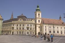 Rumänien, Sibiu, Hermannstadt, Transsilvanien, Siebenbürgen, Rathaus, Großer Platz vor dem Rathaus