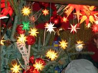 Deutschland, Bayern, Oberpfalz, Regensburg, Weihnachtsmarkt, Advent, Winter, Herrnhuter Sterne