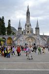 Frankreich, Lourdes, Rosenkranz-Basilika, Kirche, Marienwallfahrtsort