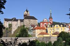 Tschechien, Westböhmisches Bäderdreieck, Loket, Elbogen, Böhmisches Rothenburg, Burg Elbogen