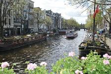 Niederlande, Holland, Nordholland, Amsterdam, Hauptstadt, Grachten, Grachtenrundfahrt, Grachtenfahrt, Wasserkanal, Wassergraben, Kanal, Boote, Grachtenhäuser