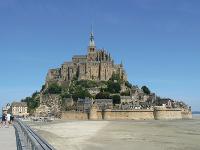 Frankreich, Normandie, Le Mont-Saint-Michel, Insel, Burg, Wattenmeer, Küste