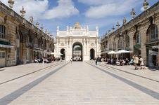Frankreich, Lothringen & Lorraine, Nancy, Place Stanislas, Stanislas-Platz, UNESCO Weltkulturerbe, Arc Héré